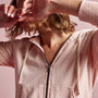 Vintage French Terry Zip Up Hoody in Nougat Pigment | James Perse Los Angeles