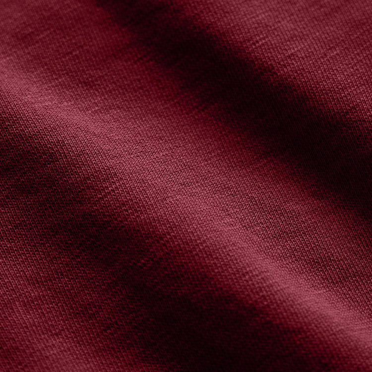 Vintage French Terry Zip Up Hoodie In Heat Pigment | James Perse Los Angeles