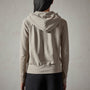 Vintage French Terry Zip Up Hoodie in String Pigment | James Perse Los Angeles