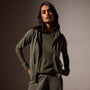 Vintage French Terry Zip Up Hoodie in Trooper Pigment | James Perse Los Angeles
