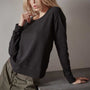 Vintage French Terry Sweatshirt - Black | James Perse Los Angeles