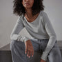 Vintage French Terry Sweatshirt - Foam | James Perse Los Angeles