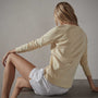 Vintage French Terry Sweatshirt - Gesso Pigment | James Perse Los Angeles