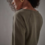 Vintage French Terry Sweatshirt - Old Whiskey Pigment | James Perse Los Angeles