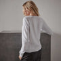 Vintage French Terry Sweatshirt - White | James Perse Los Angeles