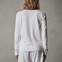 Vintage French Terry Sweatshirt in White | James Perse Los Angeles