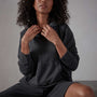 Vintage French Terry Cropped Hoody - Magma Pigment | James Perse Los Angeles
