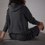 Vintage French Terry Cropped Hoody - Magma Pigment | James Perse Los Angeles