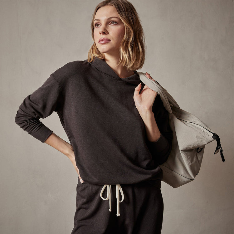 Pullover Hoody in Kona | James Perse Los Angeles