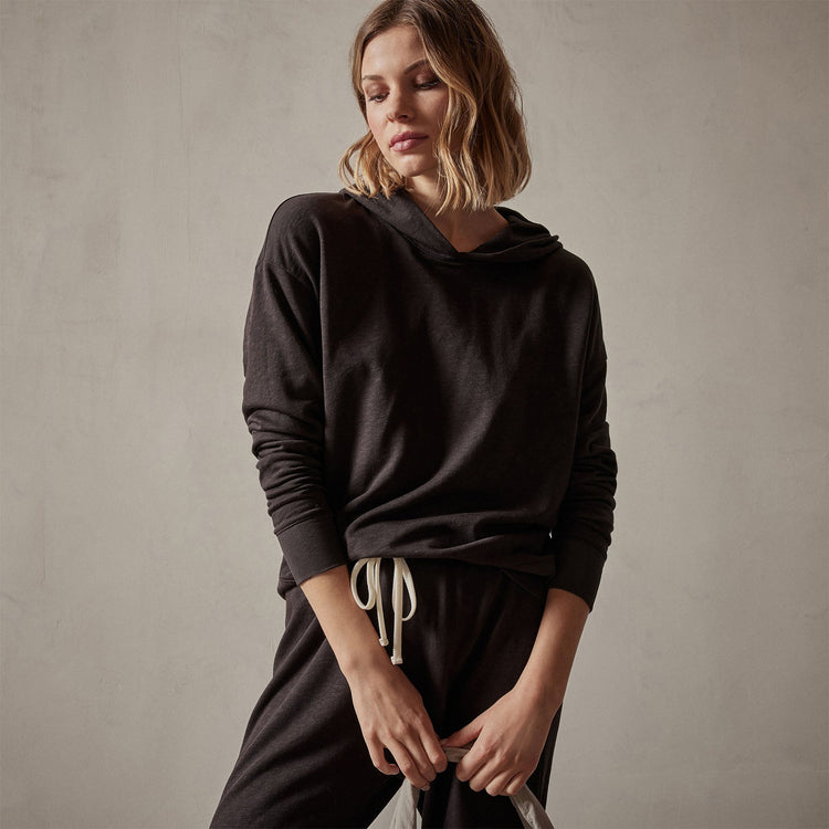 Pullover Hoody in Kona | James Perse Los Angeles