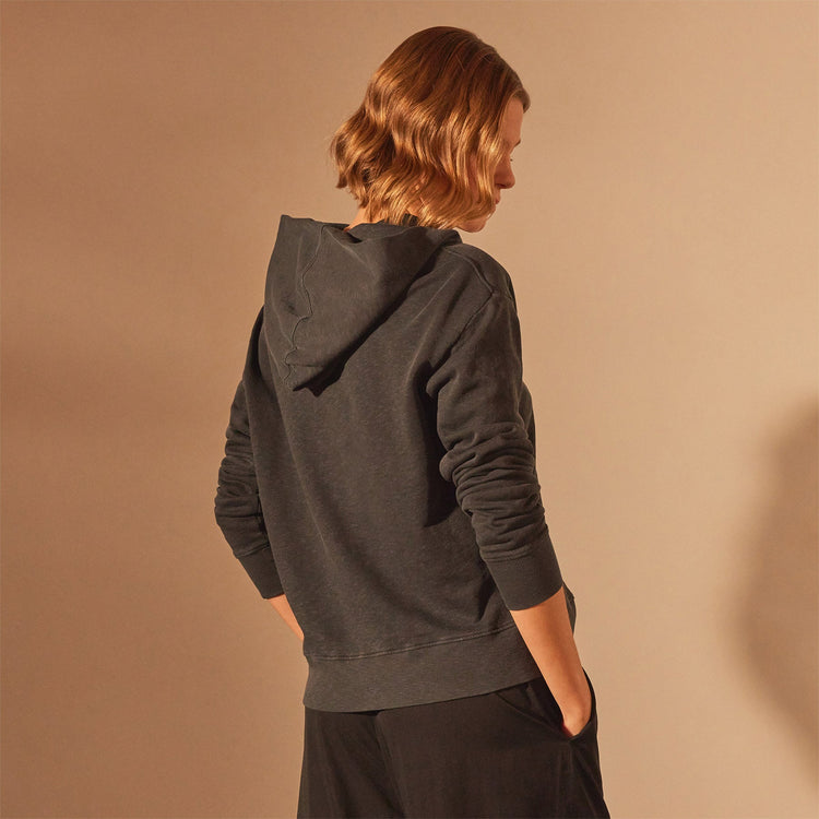 Pullover Hoodie in Magma Pigment | James Perse Los Angeles