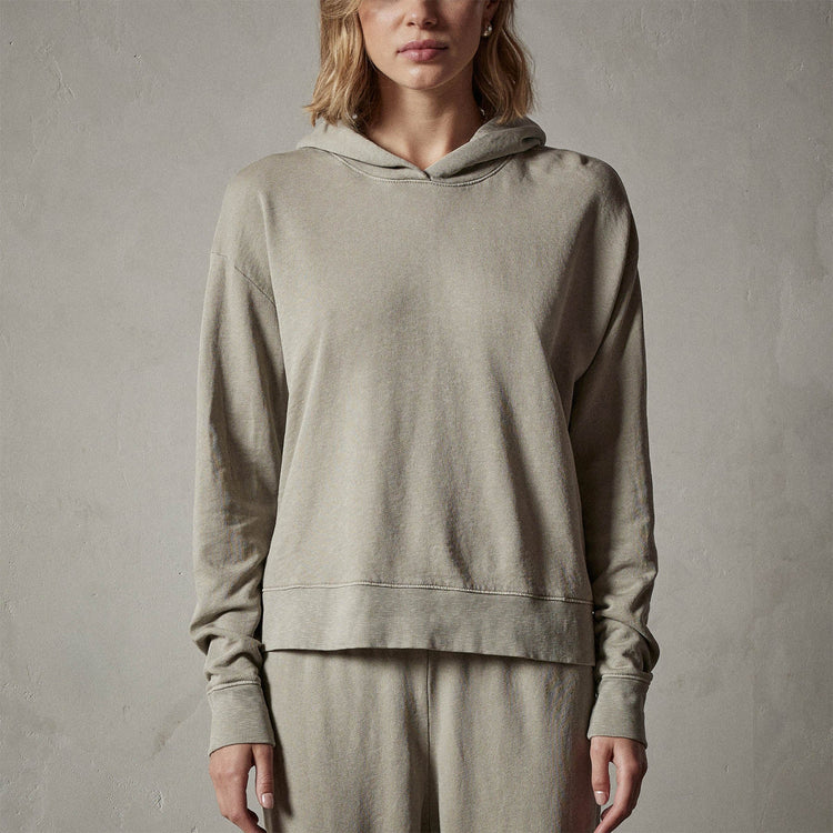 Pullover Hoodie in Mineral Pigment | James Perse Los Angeles