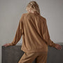 Vintage French Terry Relaxed Sweatshirt - Bronze Pigment | James Perse Los Angeles