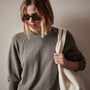 Vintage French Terry Relaxed Sweatshirt in Burro Pigment | James Perse Los Angeles