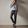 Vintage French Terry Relaxed Sweatshirt in Baby Blue Pigment | James Perse Los Angeles