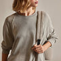 Vintage French Terry Relaxed Sweatshirt in Dapple Pigment | James Perse Los Angeles