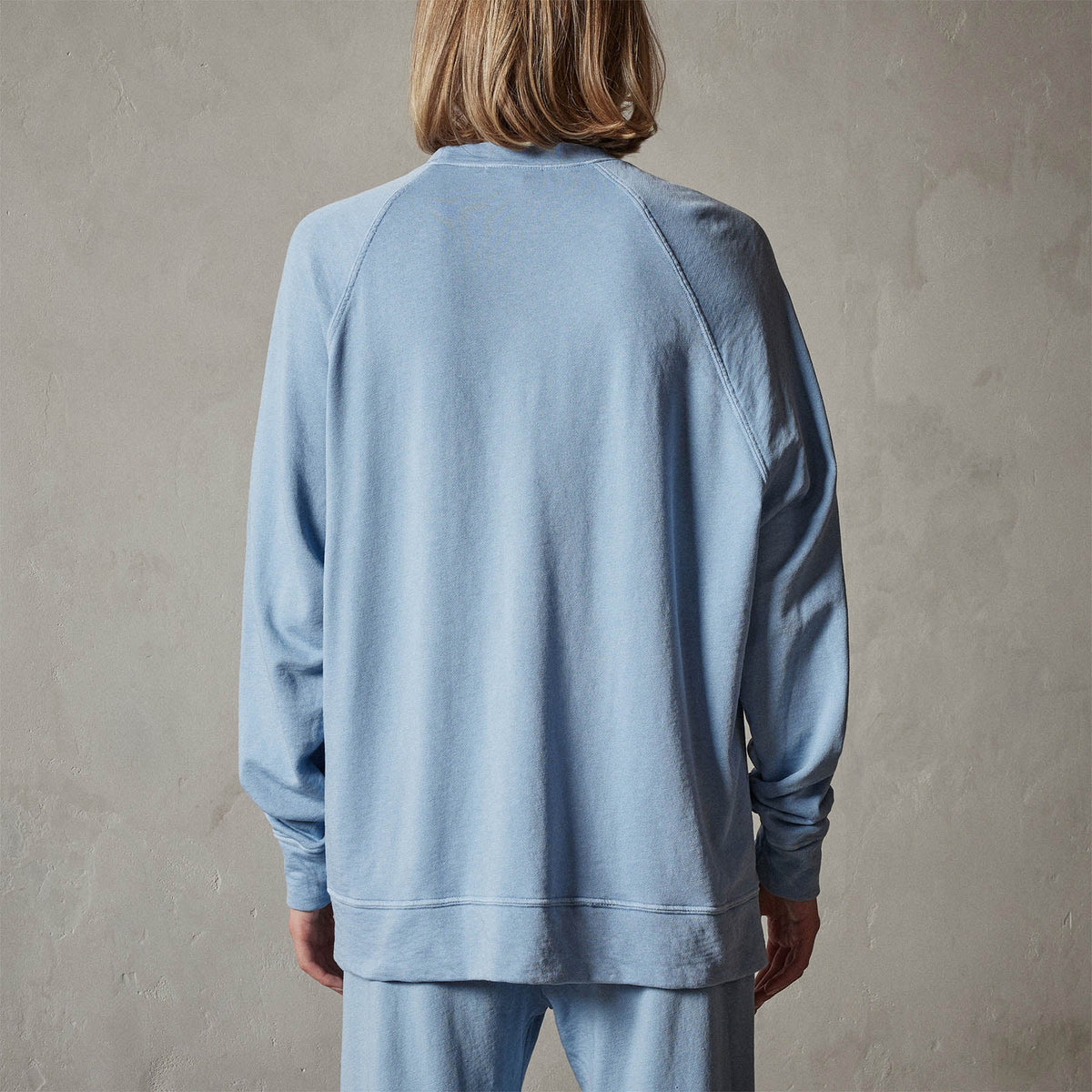 Vintage French Terry Relaxed Sweatshirt in Delta Pigment | James Perse Los Angeles
