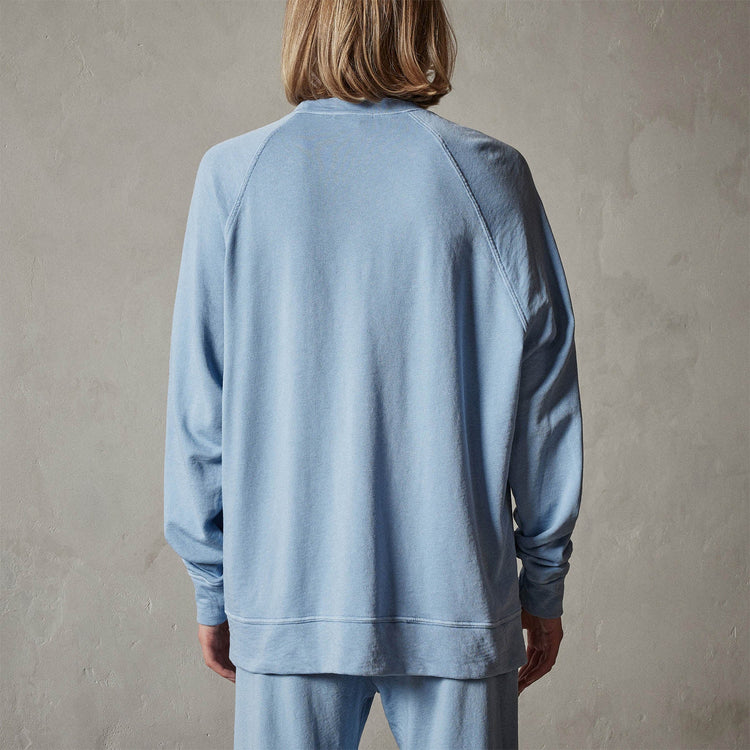 Vintage French Terry Relaxed Sweatshirt in Delta Pigment | James Perse Los Angeles