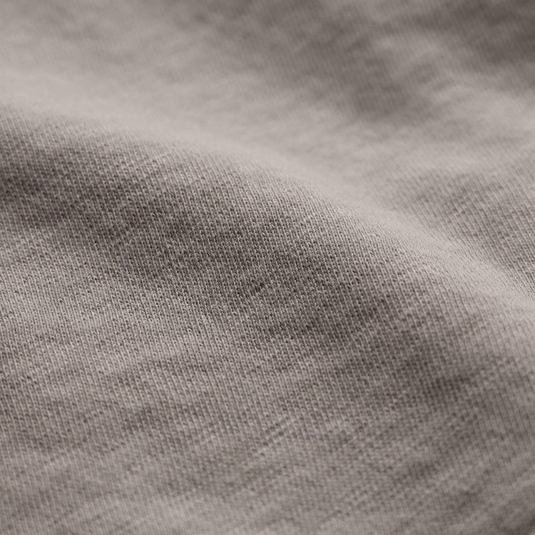Vintage French Terry Relaxed Sweatshirt in Fog Pigment | James Perse Los Angeles