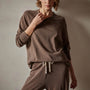 Vintage French Terry Relaxed Sweatshirt in Fox Pigment | James Perse Los Angeles
