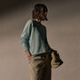 Vintage French Terry Relaxed Sweatshirt in Fresco Pigment | James Perse Los Angeles