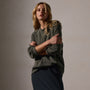 Vintage French Terry Relaxed Sweatshirt in Granite Pigment | James Perse Los Angeles