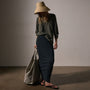 Vintage French Terry Relaxed Sweatshirt in Granite Pigment | James Perse Los Angeles