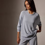 Vintage French Terry Relaxed Sweatshirt in Grey Glacier Pigment | James Perse Los Angeles