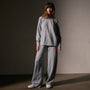 Vintage French Terry Relaxed Sweatshirt in Grey Sky Pigment | James Perse Los Angeles
