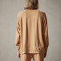 Vintage French Terry Relaxed Sweatshirt in Guava Pigment | James Perse Los Angeles