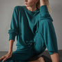 Vintage French Terry Relaxed Sweatshirt - Jewel | James Perse Los Angeles