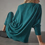 Vintage French Terry Relaxed Sweatshirt - Jewel | James Perse Los Angeles