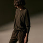 Vintage French Terry Relaxed Sweatshirt in Porcupine | James Perse Los Angeles