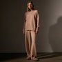 Vintage French Terry Relaxed Sweatshirt in Rose Nude Pigment | James Perse Los Angeles