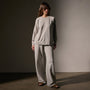 Vintage French Terry Relaxed Sweatshirt in Salt Pigment | James Perse Los Angeles