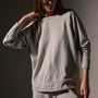Vintage French Terry Relaxed Sweatshirt in Salt Pigment | James Perse Los Angeles