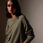 Vintage French Terry Relaxed Sweatshirt in Trooper Pigment | James Perse Los Angeles