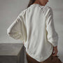 Crewneck Sweat Shirt in Everest White Pigment | James Perse Los Angeles