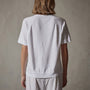 Short Sleeve Sweat Top in White | James Perse Los Angeles