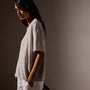 French Terry  Boxy Short Sleeve Tee in Salt Pigment | James Perse Los Angeles