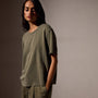 French Terry  Boxy Short Sleeve Tee in Trooper Pigment | James Perse Los Angeles