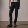 French Terry Sweatpant in Black | James Perse Los Angeles