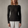 Carmel Sweater in Black | James Perse Los Angeles 