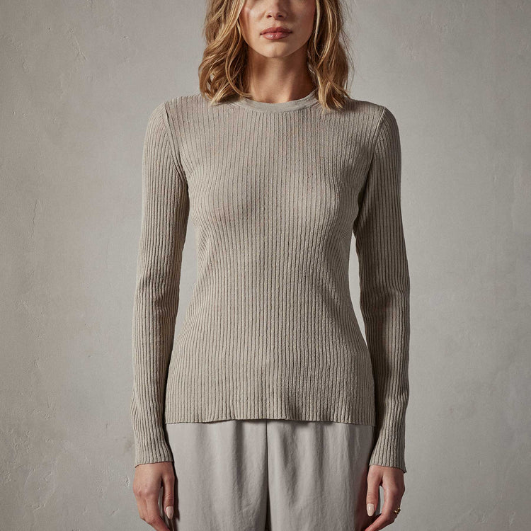 Carmel Sweater in Mineral | James Perse Los Angeles 