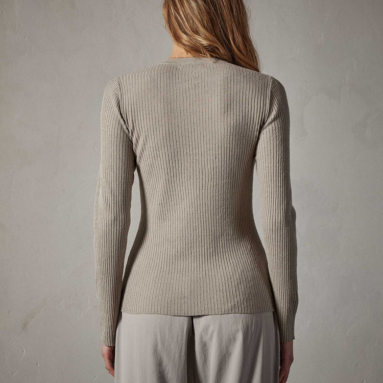 Carmel Sweater in Mineral | James Perse Los Angeles 
