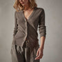 Carmel Cardigan in River Rock | James Perse Los Angeles 