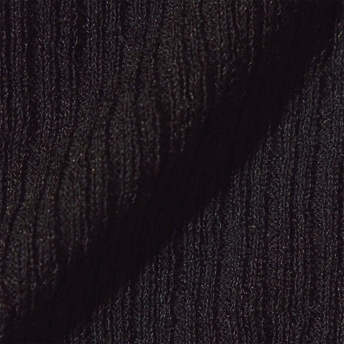 Stretch Linen Ribbed VinNeck in Black | James Perse Los Angeles