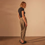 Micro Twill Casual Pant in Army Green Pigment | James Perse Los Angeles