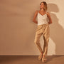 Micro Twill Casual Pant in Sand Pigment | James Perse Los Angeles