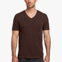 Short Sleeve V Neck in Cherrywood | James Perse Los Angeles
